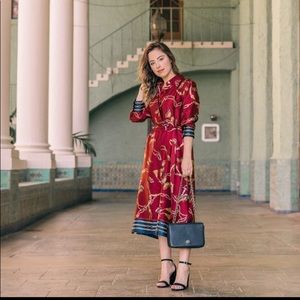 Gorgeous Scarf Print Dress